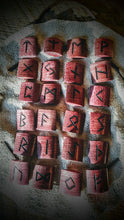 Handmade Elder Futhark Runes (Purple Heart)- The Carnutian Workshop