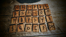 Handmade Elder Futhark Runes (Brown Oak) - The Carnutian Workshop