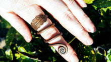 Handmade Copper Leaf Ring (Ring of Annwn) - The Carnutian Workshop